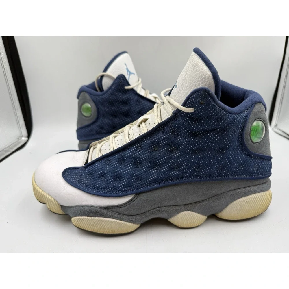 Jordan Air Jordan 13 Retro Flint White Blue Gray  High Top 2020 Men's size 10.5